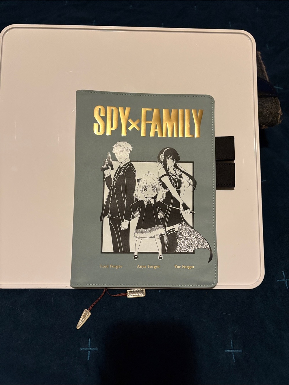 SPY×FAMILY Hobonichi A5 Mint Folio Case with Gold Foil Logo